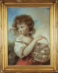 Das Mädchen mit einem Korb Eier, ca. 1780